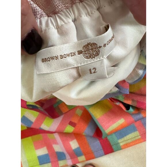 Brown Bowen & Company Eloise‎ – Rainbow Row Dress size 12 - Picture 5 of 6